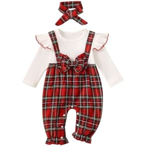 YINGISFITM Newborn Baby Girl Clothes Long Sleeve Romper One Piece Jumpsuit Fall Winter Infant Outfits 0 3 6 9 12 18 Months