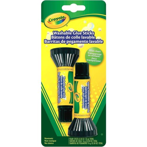 Crayola Glue Stick Set, School Supplies, 2 Count, Each .29oz
