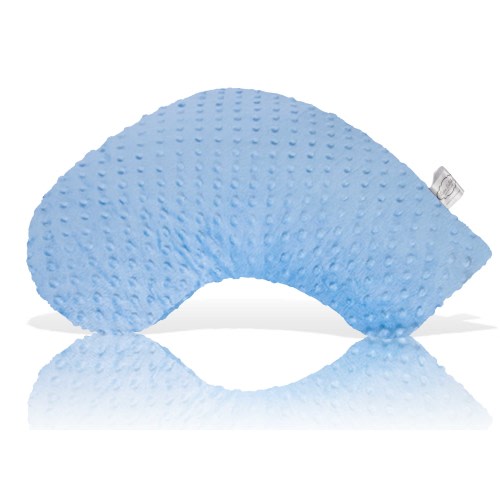 Luna Lullaby Travel Pillow - Blue Dot