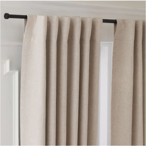 European Flax Linen Blackout Curtain