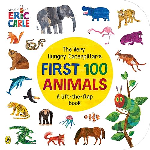 The Very Hungry Caterpillar's First 100 Animals Board book – August 1, 2024