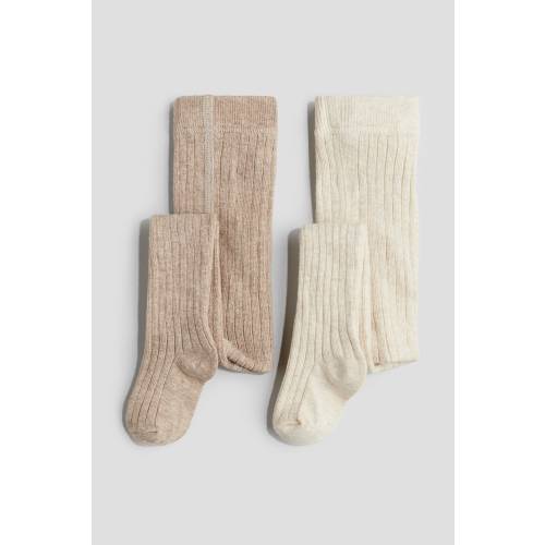 2-PACK RIB-KNIT TIGHTS