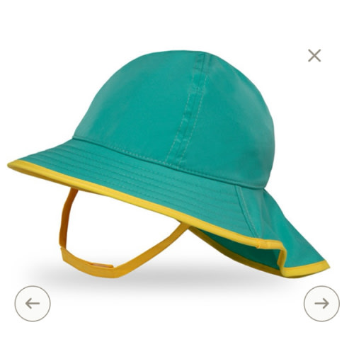 Sunday Afternoons SunSprout Hat - Infants 6-12M, sea spray/lemon