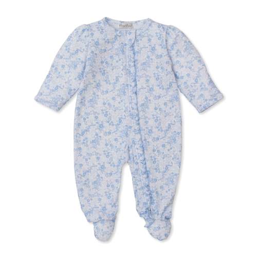 Zippered Footie, Old English Roses