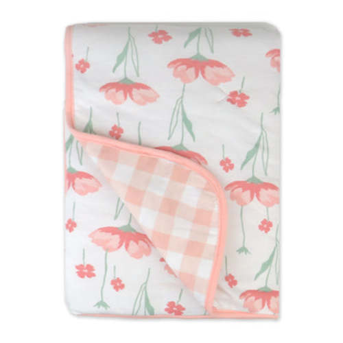 Organic Cotton Hand-Quilted Reversible Baby Blanket | Honest Baby Clothing