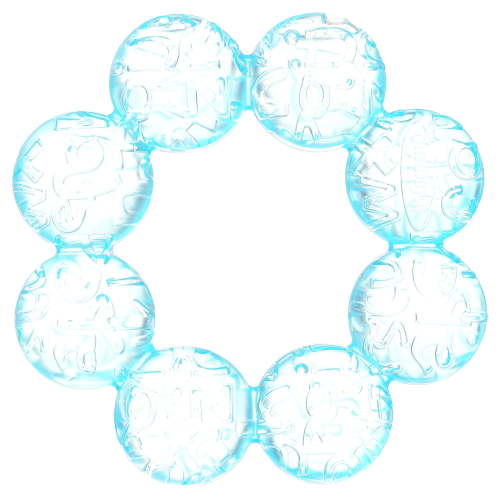 Infantino Soothing Soft Circular Water Teether, Blue