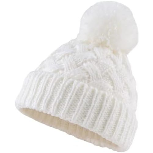 Knit Toddler Girl Winter Hat Autumn Baby Boy Beanie Twist Infant Beanies Kids Hats with Pompom