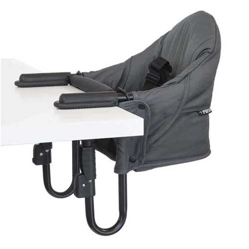 Guzzie + Guss Perch Hanging Table Chair Booster Seat - Charcoal