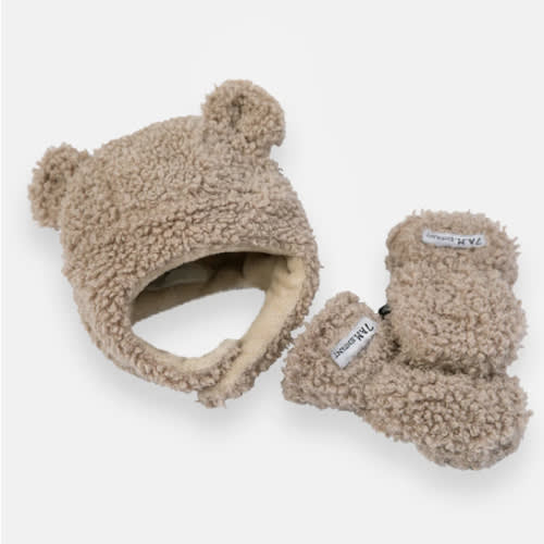 Cub Set - Teddy | Hat & Mittens