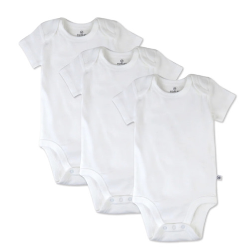 3-Pack Organic Cotton Short Sleeve Bodysuits | Honest Baby Clothing