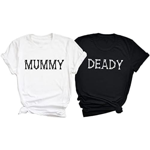 Mummy Deady Shirt, Halloween Pregnancy Announcement Shirts, Mummy to Be Deady to Be, Maternity Shirt Pregnancy Reveal T-Shirt
