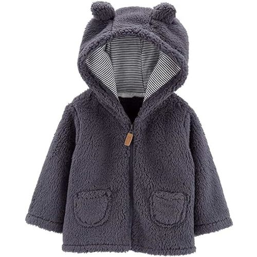 Carter's Baby Girls' Hooded Jacket - 3 Months - Ivory
