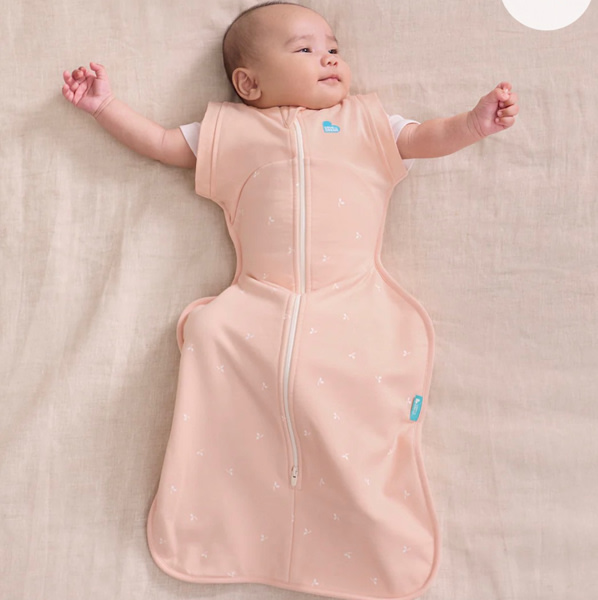 Swaddle Up™ 2-in-1 Transition Bag 1.5 TOG Cotton Fleece Blush Twigs – Love to Dream US