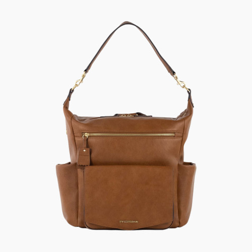 TWELVELittle Peek-A-Boo Convertible Hobo Diaper Bag Backpack - Toffee