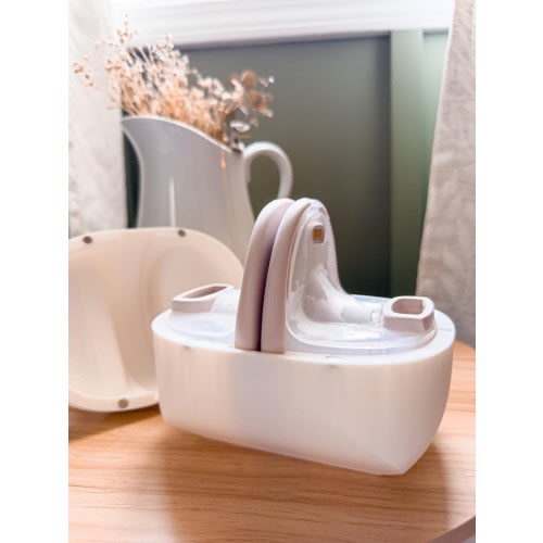 Custom Breast Pump Case for Eufy Wearables - Fits REGULAR Flange Sizes