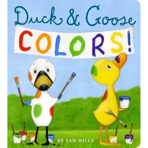 Duck & Goose Colors Board book