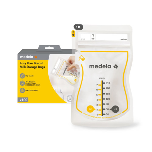Medela Easy Pour Breast Milk Storage Bags 100 Pcs
