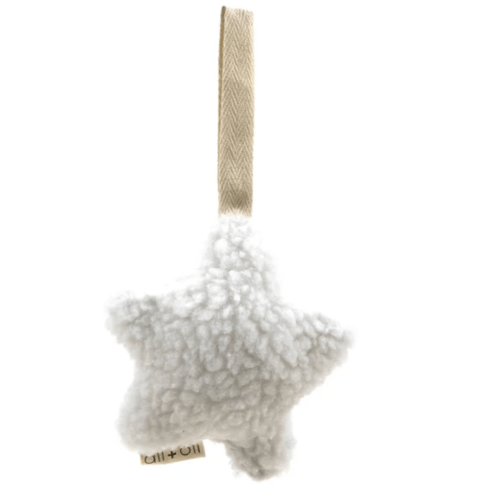 Muslin Plush Star Pacifier Holder