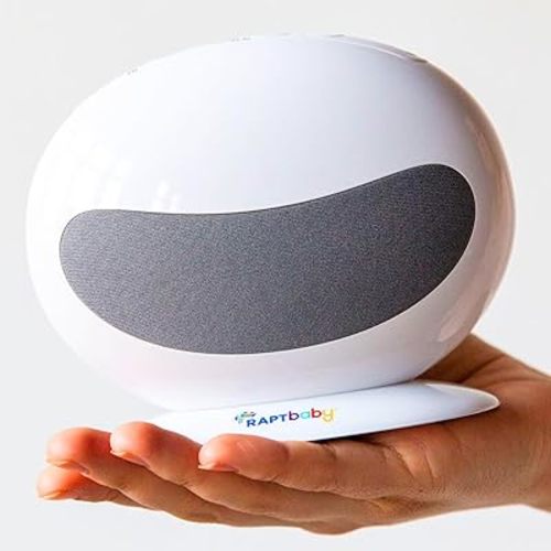 Smarter Sleep Sound Machine by RAPTbaby – Neuroscientist Designed for Sleeping & Brain-Building - Portable Baby Sound Machine with 8 Unique Sounds - Essential Baby and Toddler Registry Shower Gift