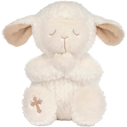 Lambs & Ivy Heaven Sent Praying Baptism Plush Lamb Stuffed Animal Toy - Mary