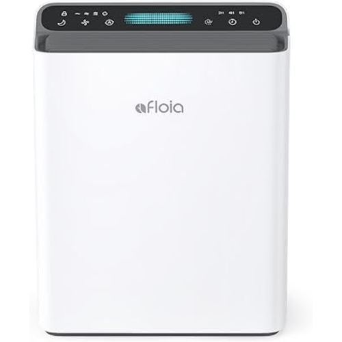 Afloia Air Purifier for Home Large Room Bedroom Up to 2000Ft² with PM2.5 Air Quality Monitor Smart Auto Mode, Washable Pre Filter Cleaner for Pet, Europa 2.0