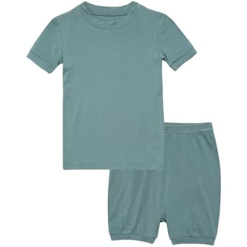 VAENAIT BABY Kids Sleepwear Pajamas Short Soft Cool Summer Viscose Pjs 2pcs Set