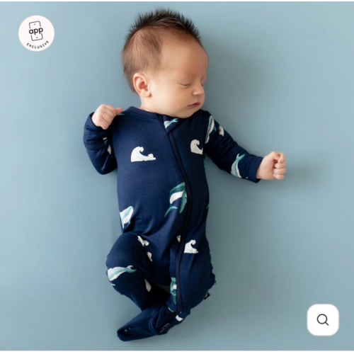 Zippered Footie in Humpback