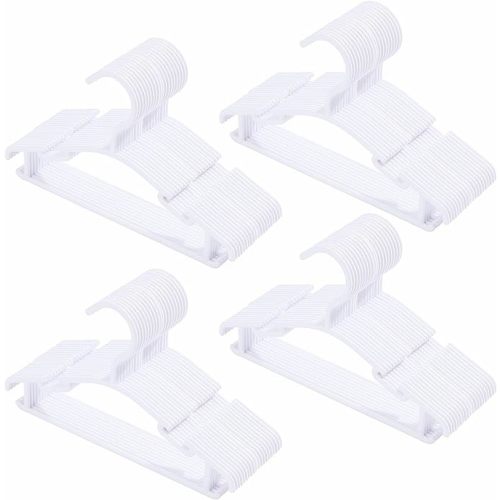 80pcs White Baby Nursery Closet Hangers,Non-Slip Laundry Infant Pant Hanger for Newborn Clothes Gift,Ultra-Thin Child Coat Hanger for Girl Boy Toddler Kid.