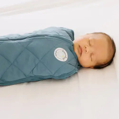 0-6mo 1.0 TOG Ocean Blue Weighted Sleep Swaddle