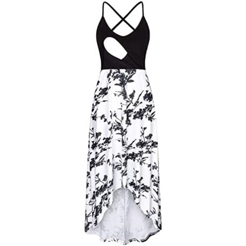 Women's Breastfeeding Floral Sundress Maternity Nursing Cami Dresses