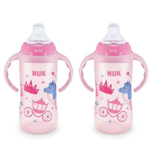 Nuk Large Learner Cup - Pink - 10oz/2pk