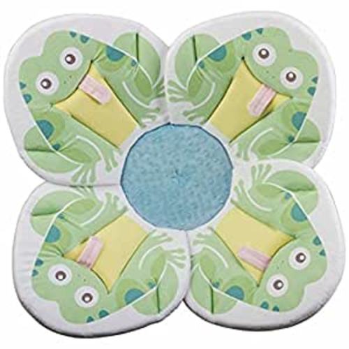 Amazon.com: Blooming Bath Pond Pal - Plush Crystal Minky Sink Bath Pad for Babies - Washer Safe Bath Cushion for Babies 0-6 Months - Frog : Baby