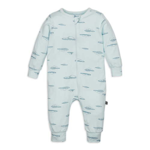 Modern Moments Unisex Baby Coverall with Zipper, Newborn-12 Months, Soft & Sustainable