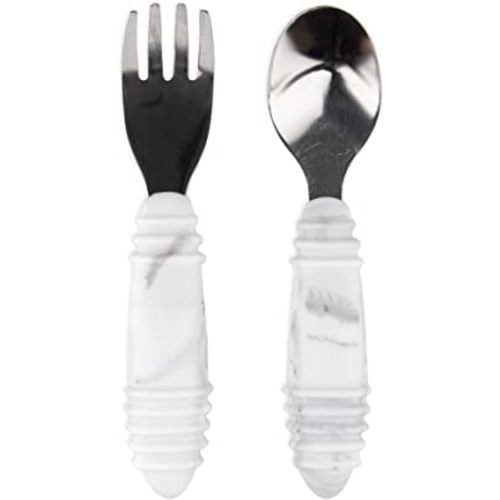 Bumkins Toddler Utensils - Marble