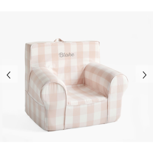 Kids Anywhere Chair®, Blush Buffalo Check