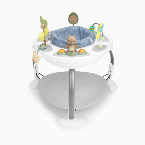 Ingenuity Bounce to Bloom 2-in-1 Activity Jumper & Table