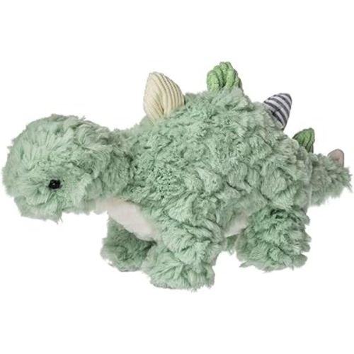 Mary Meyer Putty Nursery Stuffed Animal Huggable Soothing Soft Toy, 11-Inches, Mint Green Stegosaurus Dinosaur