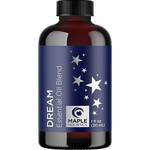Sleep Essential Oil Blend for Diffuser - Dream Essential Oils for Diffusers Aromatherapy and Wellness with Ylang-Ylang Clary Sage Roman Chamomile and Lavender Essential Oils for Sleep Time Support