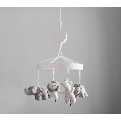 Knit Animal Friends Baby Mobile | Pottery Barn Kids