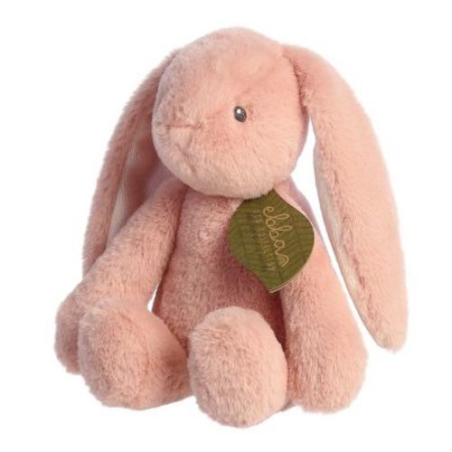 Ebba Large Brenna Bunny Eco Ebba Eco-friendly Baby Stuffed Animal Pink 12.5"