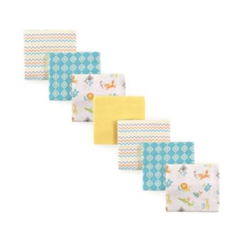 Unisex Gentle Flannel Receiving Wraps 7-Piece Unisex Set