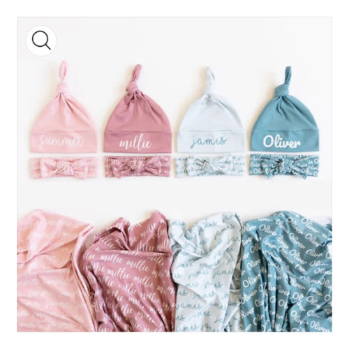 Personalized Baby Swaddle Blanket Set for Comfort & Love | BBBlanket002