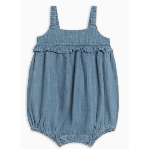 Gemma Chambray Bubble Romper
