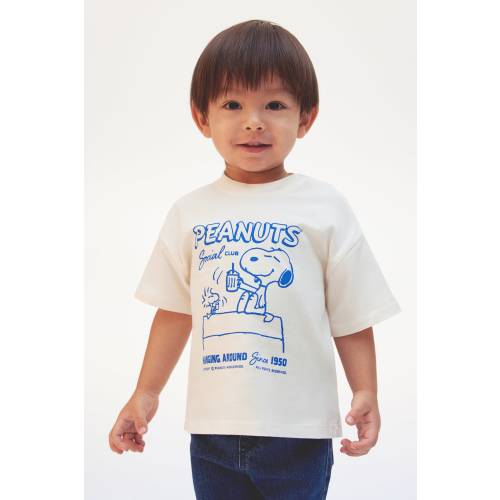 COTTON T-SHIRT WITH PRINTED MOTIF