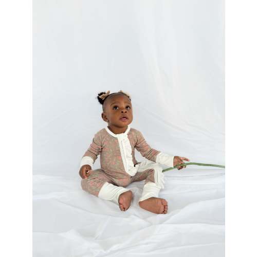 Rosie Ribbed Bamboo | Ruffle Zippie