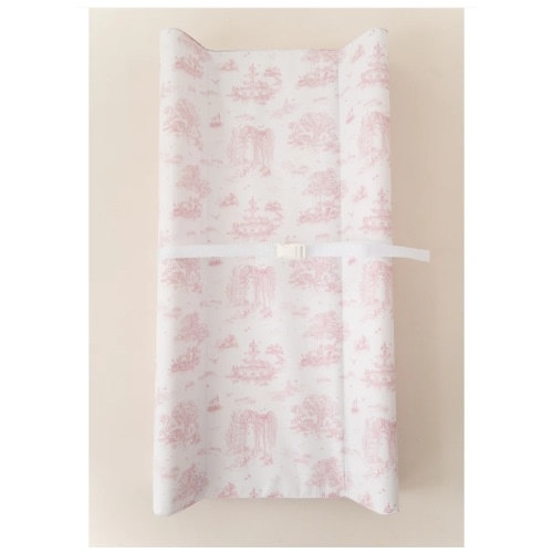 Spring Toile Pink Contour Change Pad | The Gilded Bird – The Gilded Bird US