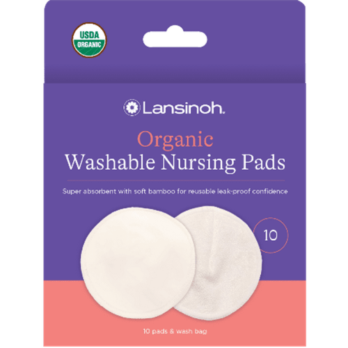 Lansinoh Washable Nursing Pads, 10 Count