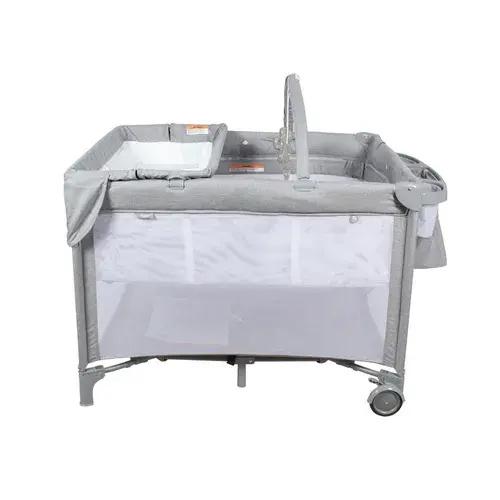 Childcare Tauri 5-In-1 Travel Cot - Grey | Baby Bunting AU