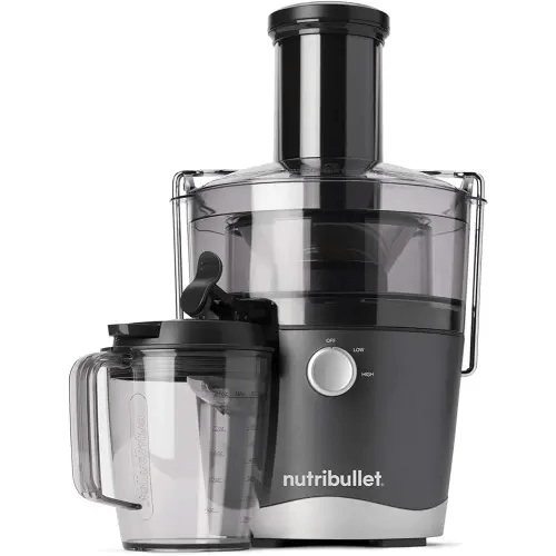 NutriBullet Juicer Centrifugal Juicer Machine for Fruit, Vegetables, and Food Prep, 27 Ounces/1.5 Liters, 800 Watts, Gray NBJ50100