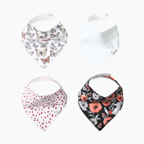 Copper Pearl Bandana Bib Set - Dot